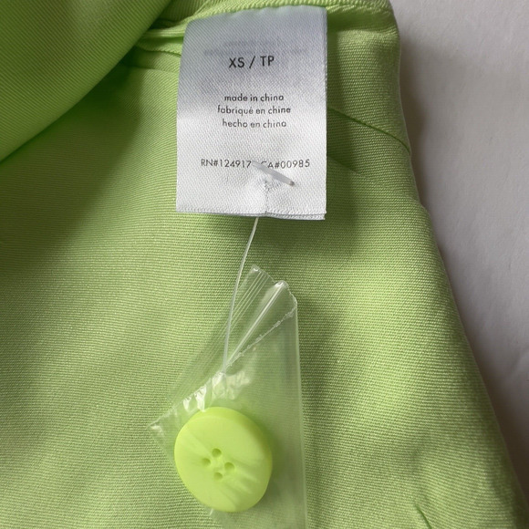 WEWOREWHAT Blazer Suiting Skirt in Sharp Green Size‎ XS Crepe WWDB89-1 - Picture 3 of 4